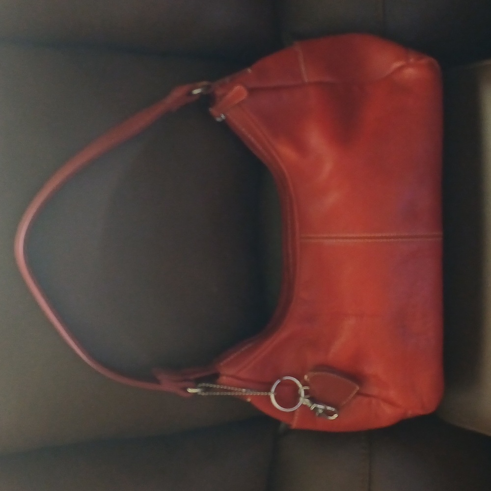 Apostrophe Vibrant Red Shoulder Bag - Picture 2 of 9